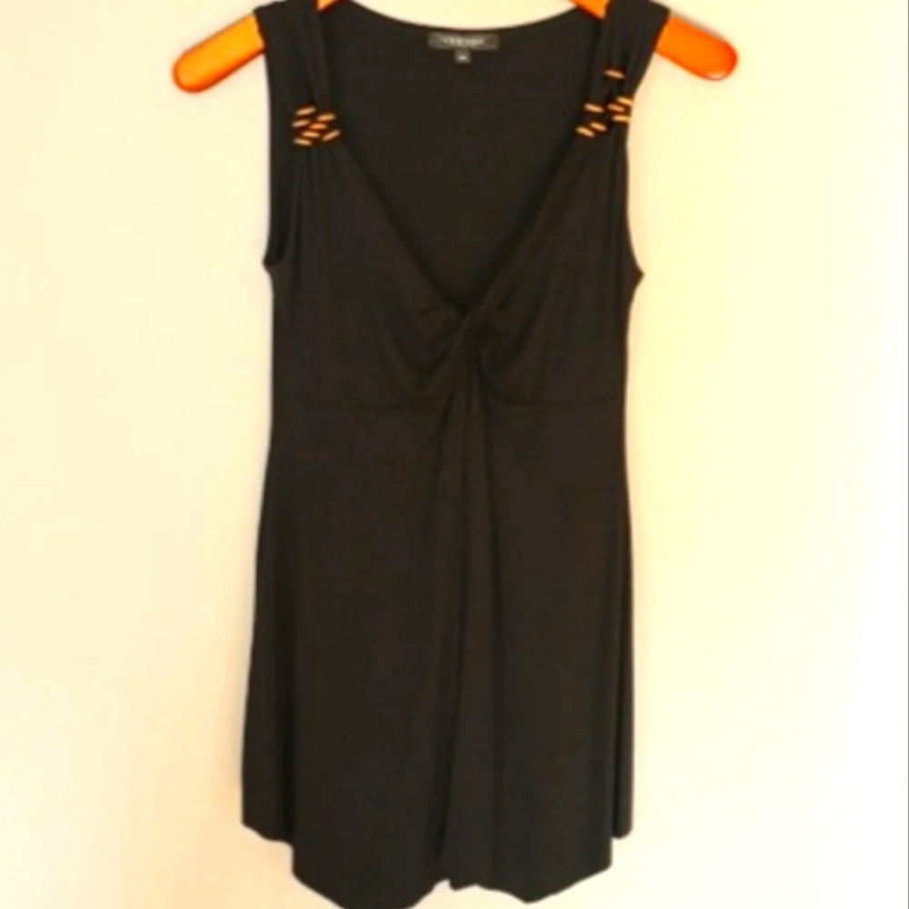 Vertigo Paris Women's Black Tank Tunic Size Medium